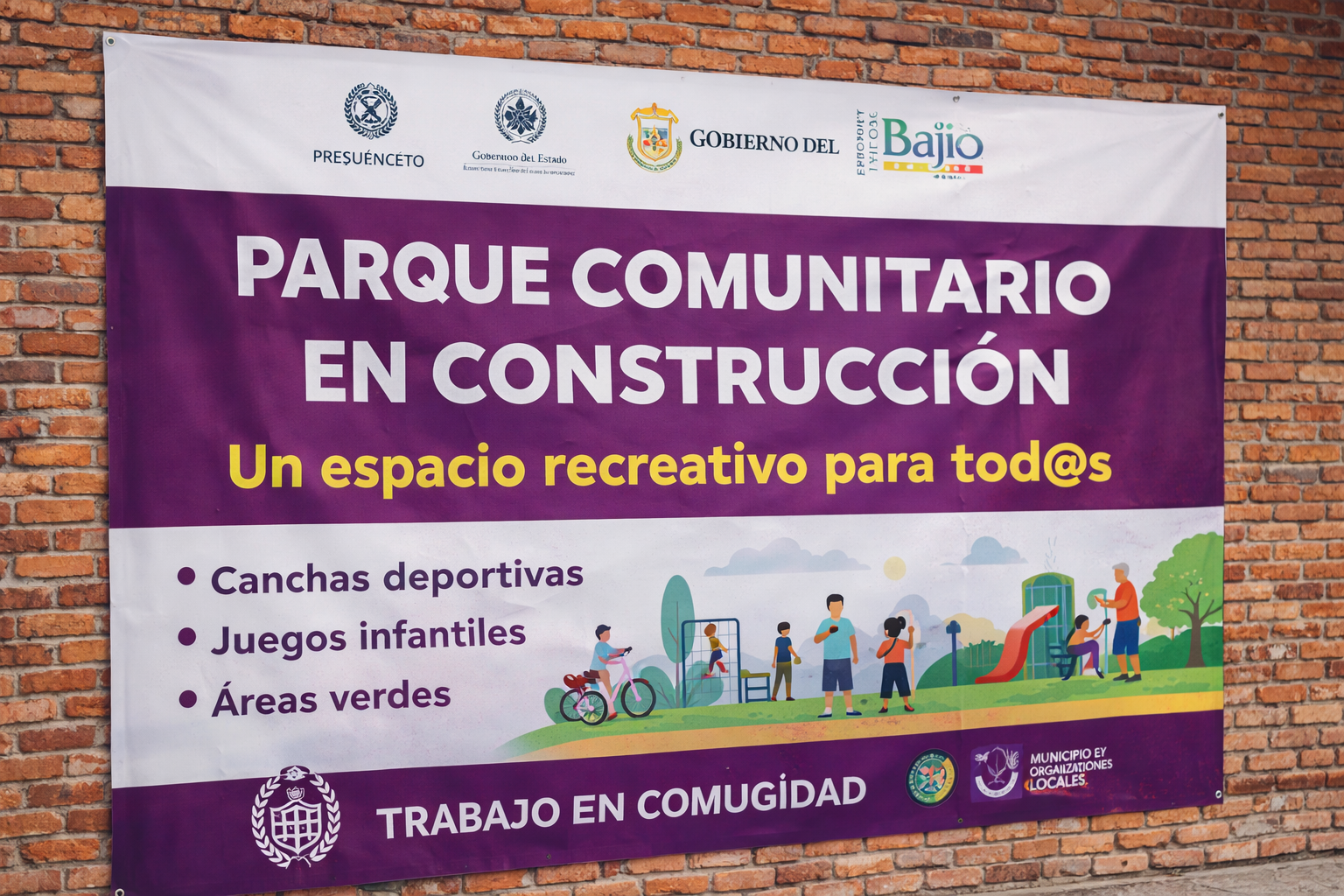 Lona vinil gobierno
